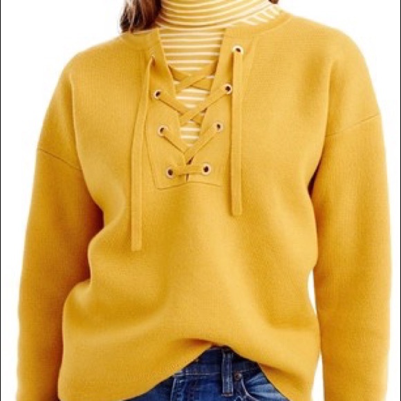 ⚡️SOLD⚡️ Philosophy Lace Up Sweater - Picture 4 of 4